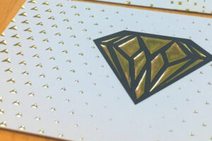 Raised Foil Business Cards